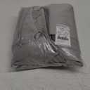 NICETOWN Chrome Gray Bedroom Curtains 63 inch Length 2 Panels, Grommet Window Treatment Thermal Insulated Solid Faux Silk Room Darkening Drapes for Kids Room, W52 x L63