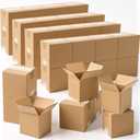 40 Pack 5x5x5 Inches Small Shipping Boxes Corrugated Cardboard Boxes Bulk for Small Business Shipping Packing Mailing, Easy Assemble