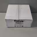 Festiva 50Pcs Gold Plastic Plates - 9 Inch White Plastic Plates with Gold Rim - Disposable Dinner Plates - include 50 salad&pasta Plate Perfect for Party&Wedding&Thanksgiving &Christmas