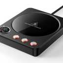 SWEETFULL Coffee Mug Warmer  36W Coffee Cup Warmer for Desk with Smart Display & Auto Shut-Off, Candle Warmer, Electric Cup Warmer for Coffee, Milk and Tea, for Women & Men (Black)