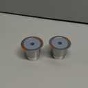 Noalto Reusable K Cups and Coffee Pods,Universal stainless steel k Cups for Keurig 2.0 and 1.0 Coffee Makers machine(2pack)