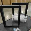 Steel Table Legs Set of 2 for Dining/Coffee Tables, Height Rectangle Metal Legs with Feet  Size 16*12.