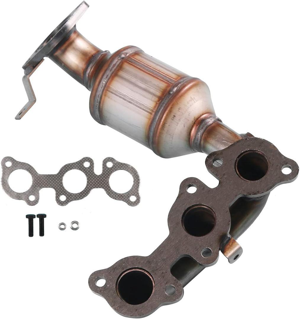 Catalytic Converter Direct-Fit Stainless Steel fit for Toyota Highlander 2004-2007, fit for Sienna 3.3L 2004-2006, fit for RX330 3.3L 2004-2006,FWD Only Driver Side (EPA Approved)