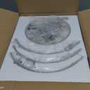 Modern Semi Flush Mount Ceiling Light Fixture, Gold Hallway Light Fixtures Ceiling Mount, Dimmable Foyer Kitchen Lighting Fixtures Ceiling Lights for Bedroom Bathroom Dining Room Laundry Room Entryway