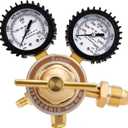 BETOOLL Nitrogen Regulator with 0-600 PSI Delivery Pressure Equipment Brass Inlet Outlet Connection Gauges