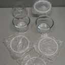 2 Cup Round Glass Food Storage Containers with Airtight Lids,16oz Round Glass Soup Container, BPA-free Small Food Storage Containers for Leftovers. Microwave, Freezer, Dishwasher, Safe-4pack