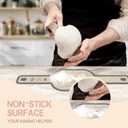 Koolstuffs Silicone Bread Sling Oval and Round, 2 PCS NonstickReusable Bread Baking Mats, Easy-To-Clean Dutch Oven Liners, Sourdough Bread Baking Supplies