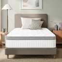GAESTE Twin Mattress in a Box, 12 Inch Hybrid Mattress with Comfort Memory Foam and Pocket Springs, Medium Feel, Pressure Relief, CertiPUR-US Certified (Twin, 12 in)