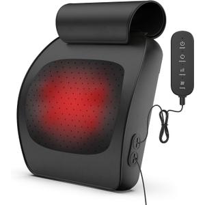 Back Massager with Heat,Shiatsu Neck Back Massager Pillow,Deep Tissue Kneading Back Massage,Massage Pillow for Shoulders,Legs,Foot,Body Muscle Relief,Neck Massager for Women/Men/Dad/Mom