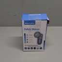 BEAUTURAL Fabric Shaver and Lint Remover, Sweater Defuzzer with 2-Speeds, 2 Replaceable Stainless Steel Blades, Battery Operated, Remove Clothes Fuzz, Lint Balls, Pills, Bobbles Gray