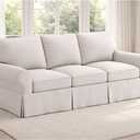 Polyester Flax PB Basic Sofa Cover Fits Pottery Barn Basic Slipcover 3 Seat
Width: 82.5" Durable Polyester Flax Sofa Cover Replacement Slipcover Beige Color.SOFA COVER ONLY. NOT A SOFA