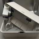 Stainless Steel Litter Box with Lid, XL Extra Large Metal Cat Litter Boxes for Big Cats Enclosed, Easy to Scoop with Scoop Set, High Sides Enclosure Anti-Urine Leakage Non-Sticky (Silver Gray)