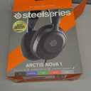 SteelSeries Arctis Nova 1 Multi-System Gaming Headset  Hi-Fi Drivers  360 Spatial Audio  Comfort Design  Durable  Ultra Lightweight  Noise-Cancelling Mic  PC, PS5/PS4, Switch, Xbox - Black (Wired)