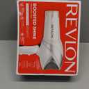 REVLON Infrared Hair Dryer with Diffuser & Concentrator - Ionic Ceramic Blow Dryer for Frizz Control, Shine, Soft Hair & Moisture Protection - 1875W Professional Salon-Quality (White)