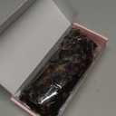 REECHO Curly Hair Extensions - 4PCS 14" GoGo Curly Clip in Hair Extensions 100% Super Protein Hairpieces with Invisible Lace Weft Silky Soft Natural Look - Chocolate Brown with Golden Highlights