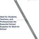 Westcott Stainless Steel Ruler, Zero-Center Scale with Non-Slip Cork Backing, Back-to-School, School Supplies, Classroom Supplies, 24-Inch