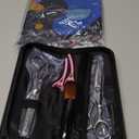 Hair Cutting Scissors Kit for Kids, Fcysy 6 in Children Safety Round Tip Haircut Trimming Scissors Thinning Shears Set, Barber Supplies for Toddlers, Boys & Girls Home Use Grooming Kit (10pcs Silver)