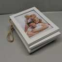 QUTREY 5x7 Collage Picture Frames White, 6 Openings Vertical 5 x 7 Hanging Photo Frames Display 5 by 7 inch Pictures for Wall Decor, 2 Pack