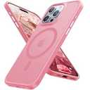 TORRAS Magnetic Shockproof for iPhone 15 Case iPhone 14 Case, 12FT Military Grade Drop Protection, Translucent Slim Protective Anti-Scratch, Black