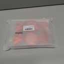 Aoriher 2 Pcs 7.6" Large Candy Cane Ornaments Christmas Tree Peppermint Decorations Hanging Candy Ornaments Glitter Christmas Picks with Golden Ropes for Xmas Party Decorations (Red)