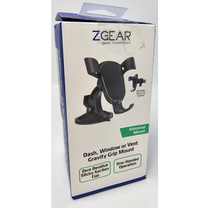 ZGEAR Dash, Window Or Vent Gravity Grip Mount Universal Mount