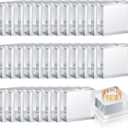 Kigeli 32 Pcs 2 x 2 x 1 Inch Clear Square Display Block Acrylic Polished Acrylic Cube Jewelry Display Holder Base Stands