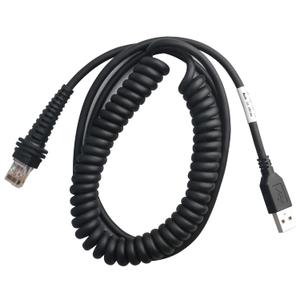 VOTTAN Coiled USB Cable 1900G-HD 1900G-SR 1902G-HD 1300G 1400G Barcode Scanner USB Cables for Honeywell (3M / 9FT Coiled USB Port)