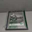 FrameWorks 11x14 with 8x10 Mat  Black Deluxe Modern Aluminum Picture Frame with Tempered Glass and Removable Mat