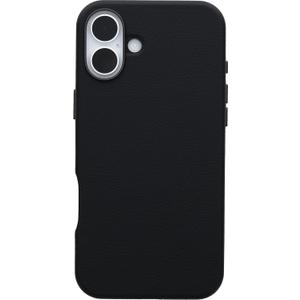 OtterBox iPhone 16 Plus Symmetry Series Cactus Leather for MagSafe - Noir Ash Black