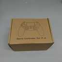 Wireless Controller for PS4, Controller for Sony PlayStation 4, Double Shock 6-Axis Motion Sensor, Sensitive Touch Pad, Built-in Speaker & Stereo Headphone Jack, Compatible with PlayStation 4/Pro/Slim (Black)