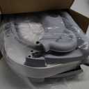 MoreFeel Collapsible Baby Bathtub for Newborn with Thermometer & 1 Hooded Towel & 1 Soft Floating Cushion, Portable Travel Bathtub with Drain Hole, Durable Foldable Baby Tubs for Infants to Toddler