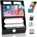 2G 64G for Ford Expedition 2007-2014 Automatic A/ C Car Radio Stereo Replacement with Wireless Carplay Android Auto 9inch1080P Touchscreen with Bluetooth 28UI RDS FM Radio Mirror Link Backup Camera