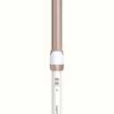 Conair Double Ceramic 1-Inch Curling Wand, Produces Flawless Waves, Curling Iron for Use on Medium and Long Hair, 30 Heat Setting Curling Iron, White