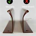 4 Pack Finger Pulls for Cabinets Finger Handles Drawer Edge Tab Pull, Modern Dresser Long Concealed Handles Kitchen Cabinet Hardware (11.81"(300mm),Coffee)