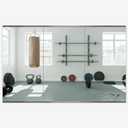 Home Gym Mirror 48"x24" 3PCS, Wall Mounted Frameless Tempered Glass Mirror