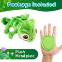 Chameleon Plush DollsGirls and Children Chameleon Shoulder PlushLizard Cosplay Props Merch Gifts for Women Adults Green