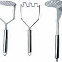 3 PCS Potato Masher Stainless Steel,Bean Smasher,Food Fruit Egg Masher Metal,Masher Kitchen Tool