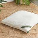 Avocado Organic Square Meditation Pillow, GOTS Certified Organic Cotton Cover, Natural Buckwheat Fill