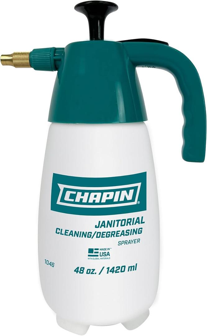 Chapin International 1046 48-Ounce Industrial Cleaner/Degreaser Handheld Pump Sprayer, 48-Ounce, Translucent White, 1 Pack