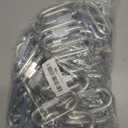 sprookber 3" Aluminum Carabiner D Ring, Caribeener Clips, Spring Snap Hook for Keychain Clip, Set of 10 (Silver)