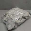 LAMIT 100% Blackout Linen Curtains 63 Inches Long, Linen Textured Living Room Window Curtains Full Room Darkening Back Tab and Rod Pocket Panels with White Liner, 2 Panels, Stone, 60 x 63 Inch