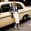 DREAM PAIRS Women's Chunky Loafers, Platform Comfortable Slip-On Dressy Business Casual Shoes 7.5