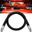 Frienda 3/8" x 36" Hydraulic Hose 2 Wire Hydraulic Hose Male x Male Assembly with Rotating Fittings, Double Wire Braided for Transfer Between Components