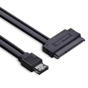 Chenyang Power eSATA Cable,Power eSATA to SATA 22Pin Data Transfer Extension Cable Support 5V/12V Power for 2.5"/3.5" Hard Disk Drive 50cm