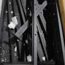 Tribesigns 63 inches Executive Desk and 47" lateral File Cabinet, L-Shaped Computer Desk Home Office Business Furniture with Drawers and Storage Shelves, Office Table,Brown and Black