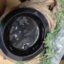 REPTI ZOO Magnetic Reptile Feeder Ledge, Gecko Feeder with 4 Cups, Hollow Vine Food Dish, Water Bowl for Lizard & Snake, Terrarium Accessories