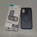 ESR for iPhone 17 Case with Stash Stand, Camera Control Cover Compatible with MagSafe, Military-Grade Drop Protection Magnetic Phone Case, Scratch-Resistant Back Cover,Frosted Blue