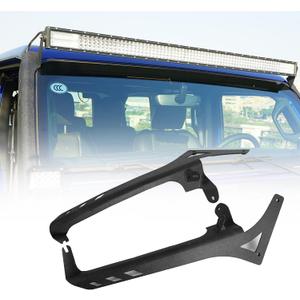 AUXMART 52" LED Light Bar Windshield Mounting Brackets with A-Pillar for 2018 2019 2020 2021 2022 Jeep Wrangler JL/Gladiator JT (Does not fit for Jeep Gladiator Mojave Model)