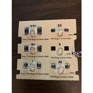 Ring Size Adjuster Loose Rings Invisible Reducer Jewelry Guard Sizer Tightener, Fitter, Reducer for Wide Rings, Multiple Resizer