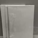 PATIKIL Paint Canvases Panel for Painting, 5 Pack 16x24 Inch Rectangle Wood Frame Stretched Blank Art Board Panels for Acrylic, Oil, Tempera Painting, White